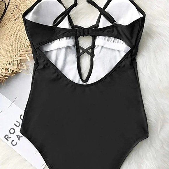 Women's Ladies Vintage Lace Bikini Sets Beach Swimwear Bathing Suit - Picture 5 of 6